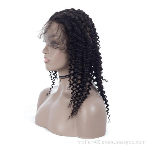 Wholesale virgin indian deep wave human hair cheap nature color 360 lace frontal closure with bundles